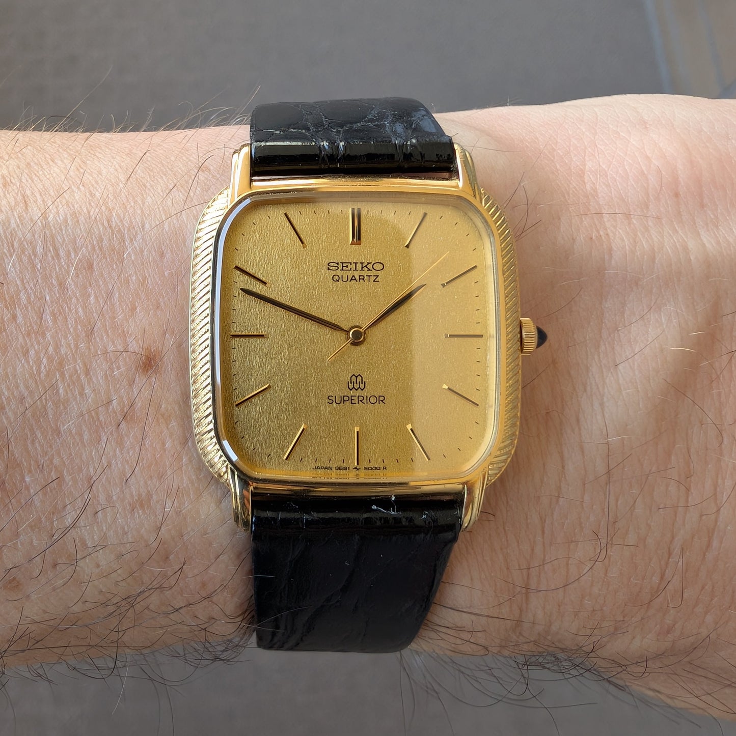 1981 Seiko Superior 14K 9681-5000