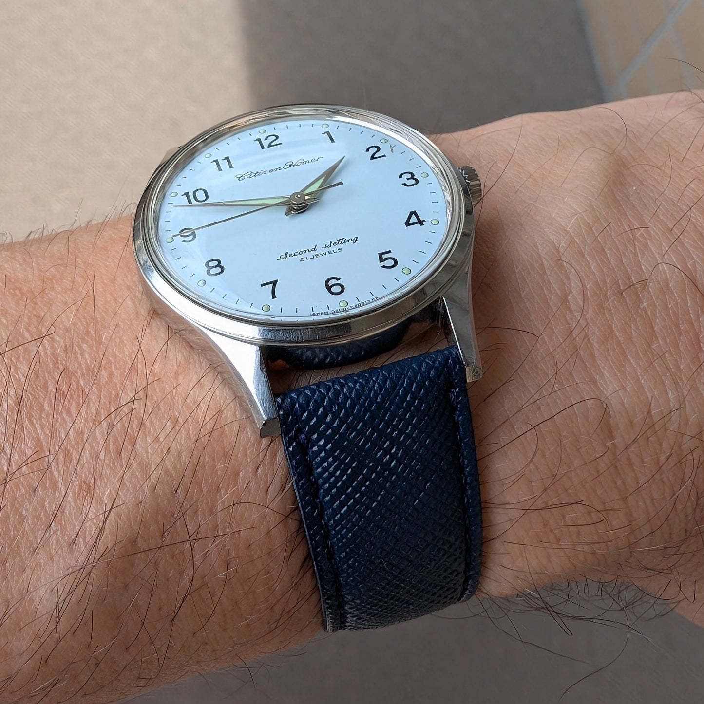 1979 Citizen Homer Second Setting Japan National Railway Watch