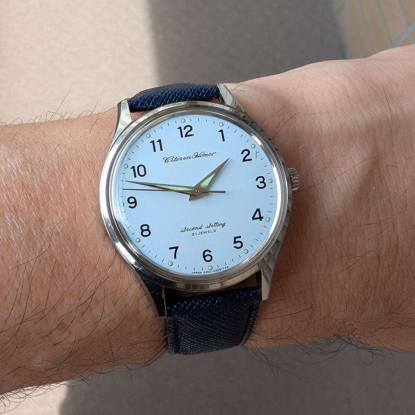 1979 Citizen Homer Second Setting Japan National Railway Watch