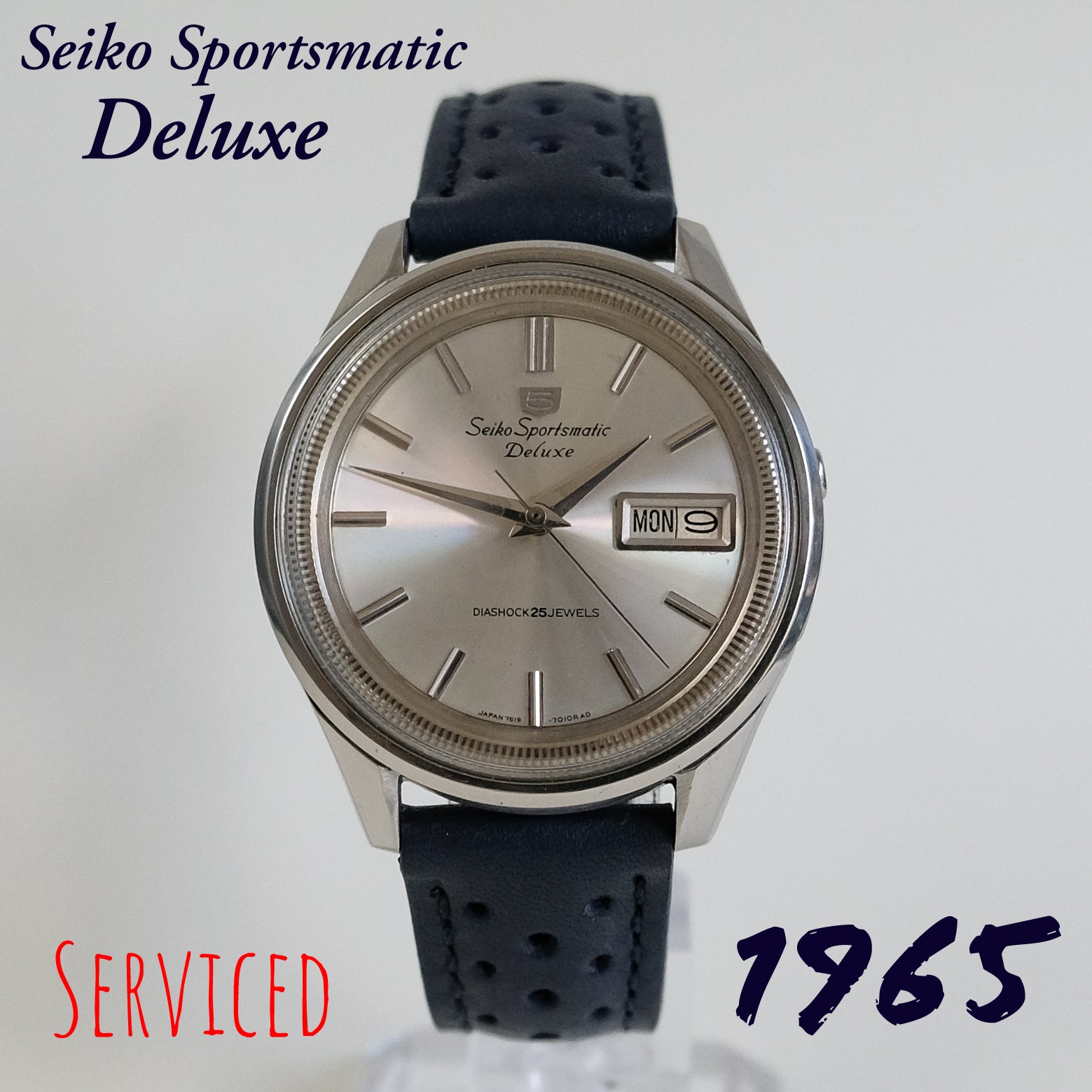 1965 Seiko Sportsmatic Deluxe 7619-7010 - Main Image