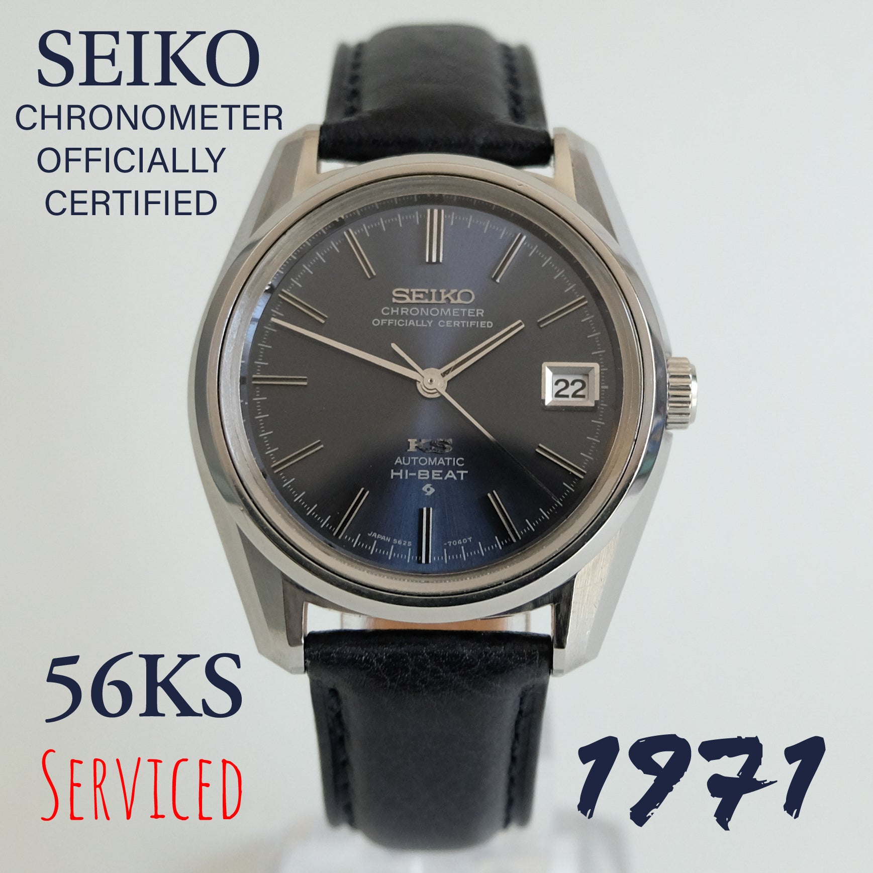 1971 Seiko Chronometer Officialy Certified 5625 7040