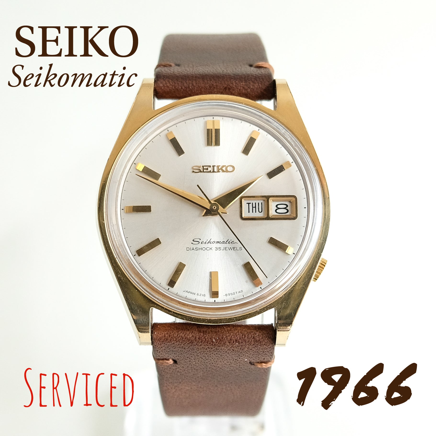 1966 Seiko Seikomatic 6218 8950 TokeiMedic