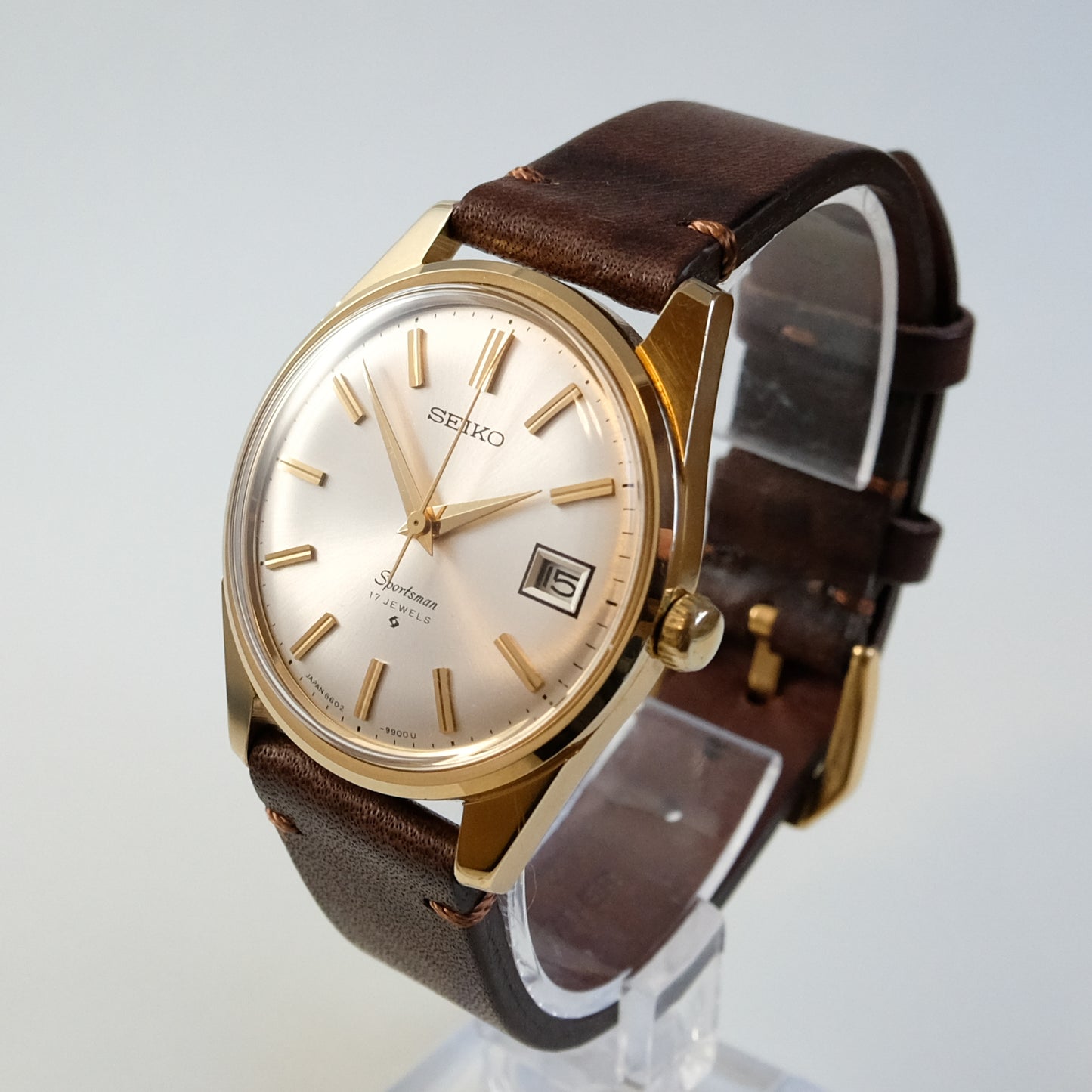 1968 Seiko Sportsman SGP 6602-9982 plus two Seiko straps