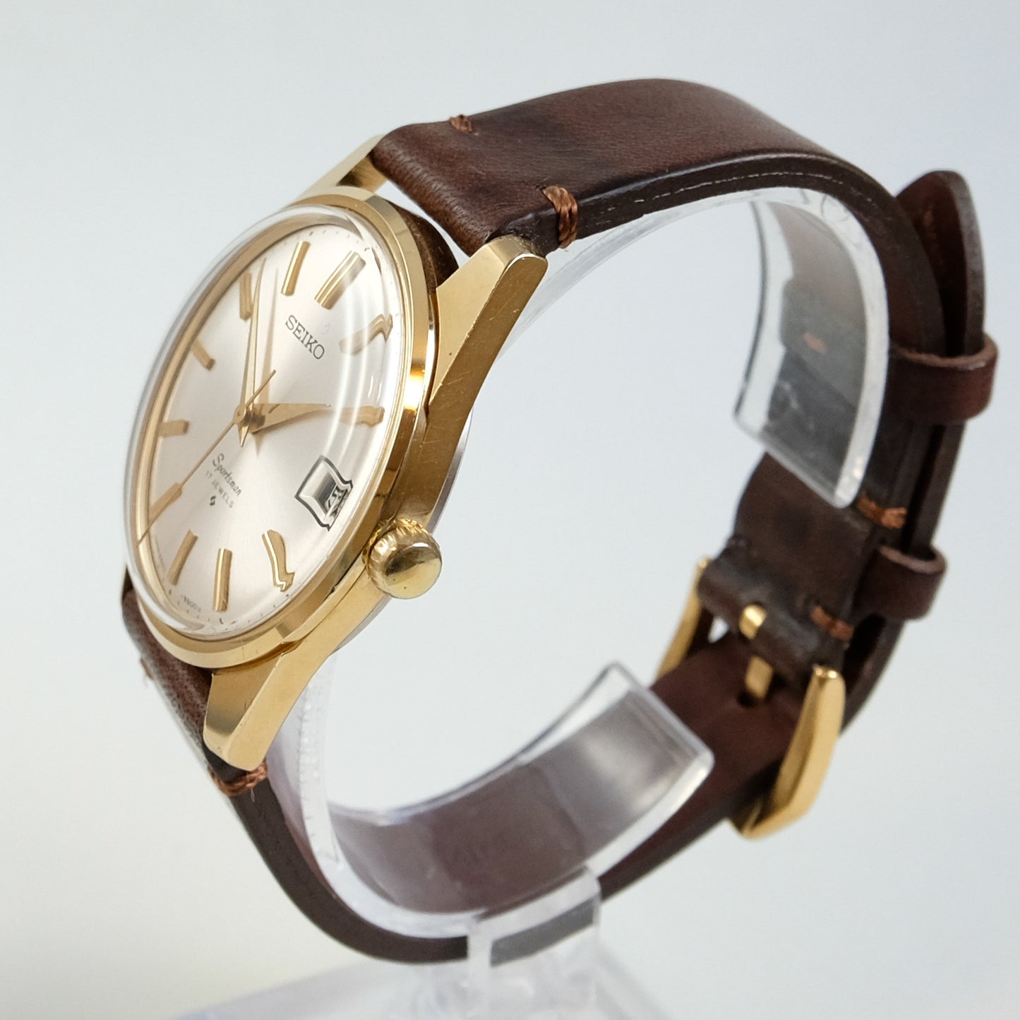 1968 Seiko Sportsman SGP 6602-9982 plus two Seiko straps