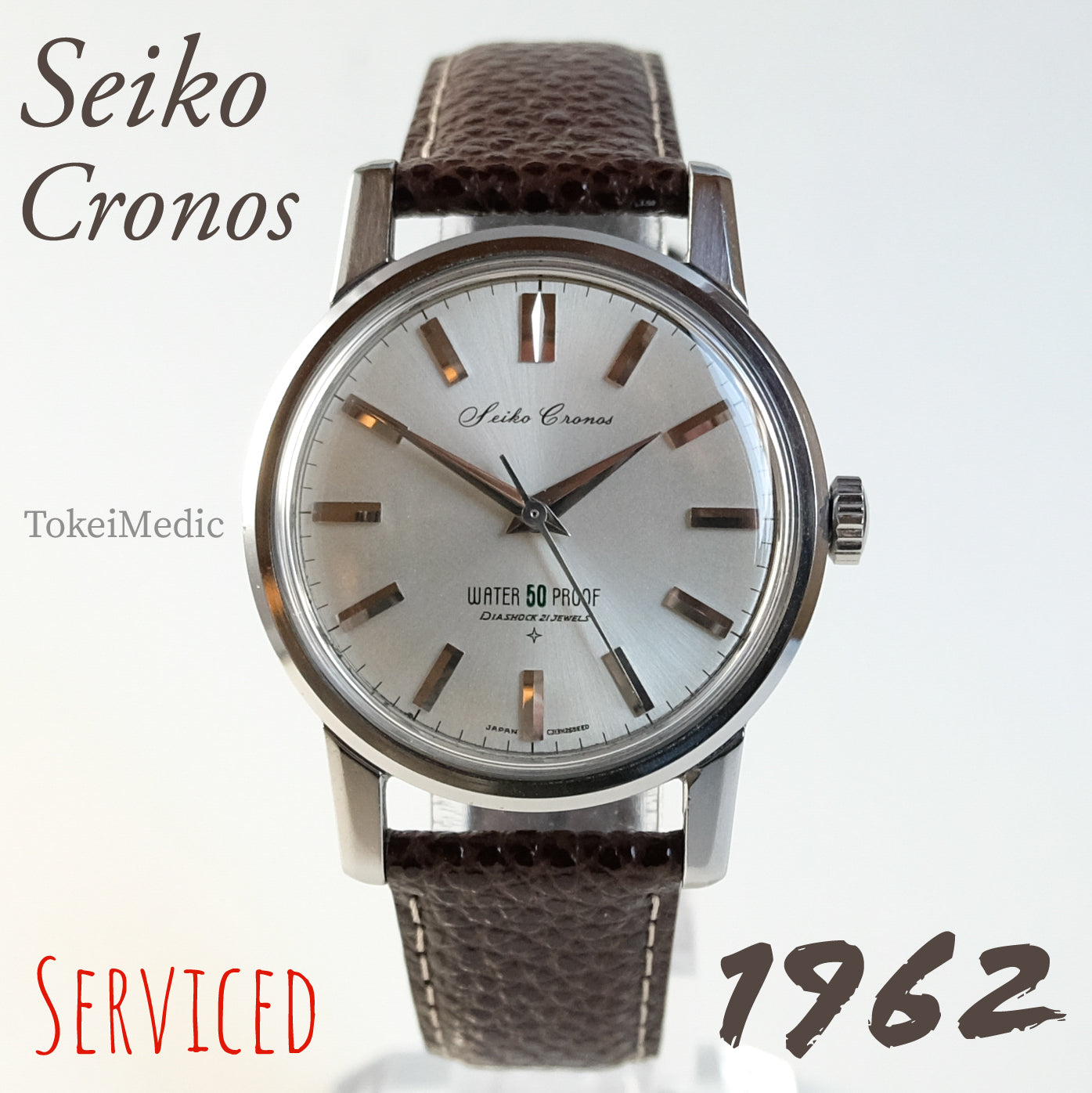 1962 Seiko Cronos J13046 - Main Image
