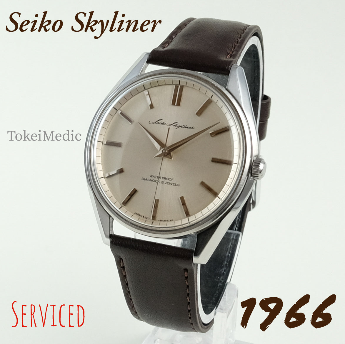 Skyliner 6220 Seiko Skyliner 21 Jewels Diashock 1965 Seiko