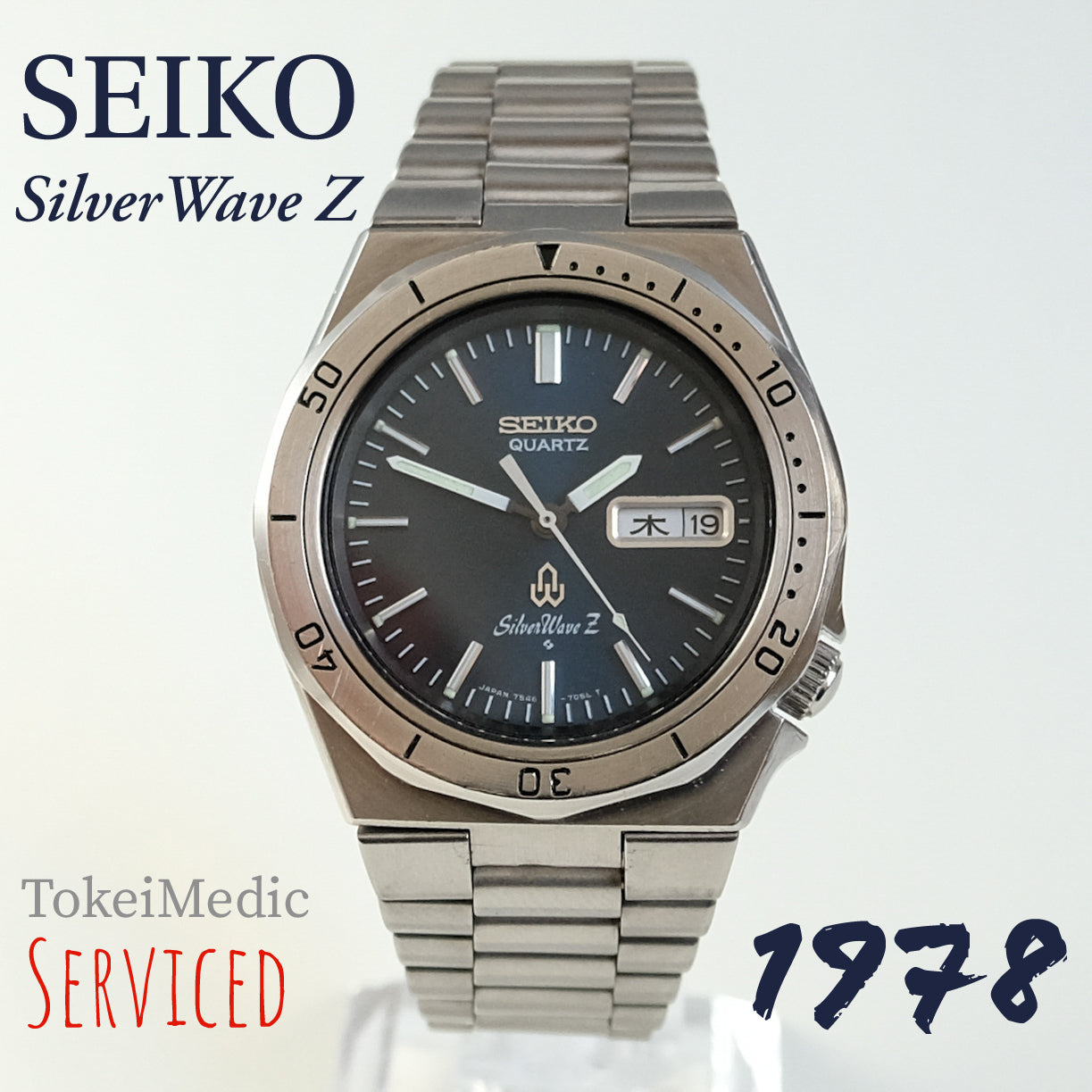 1978 Seiko Quartz SilverWave Z 7546-7040