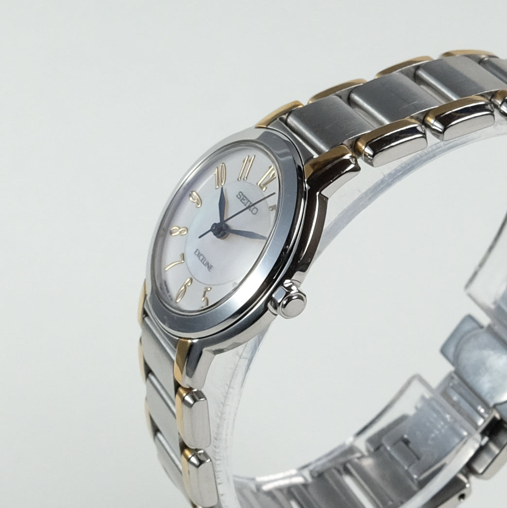1991 Seiko Exceline high end ladies watch 1F21-0AB0