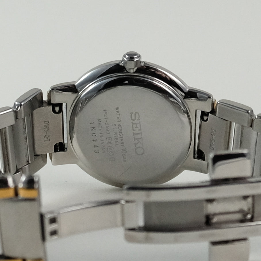 1991 Seiko Exceline high end ladies watch 1F21-0AB0