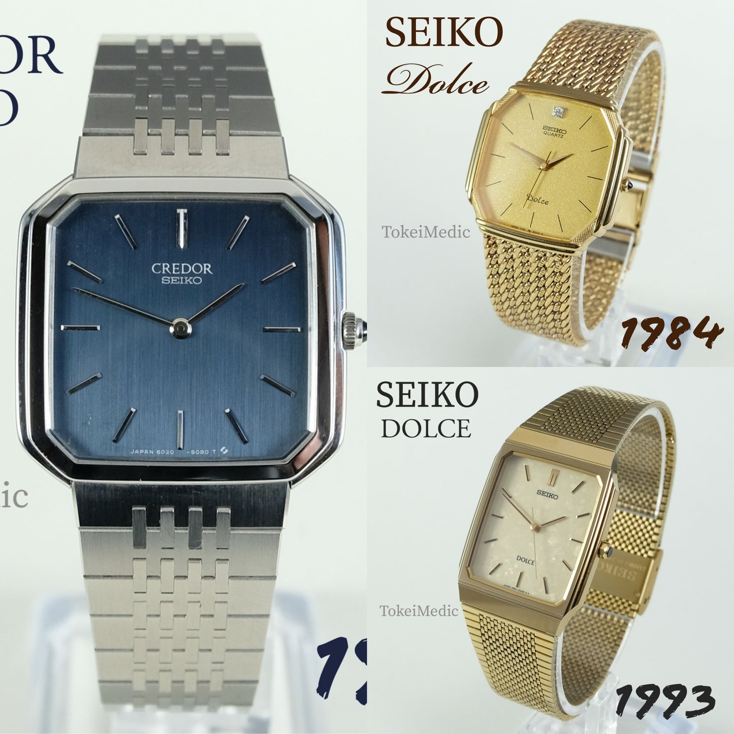 Set of 3, Credor and Dolce