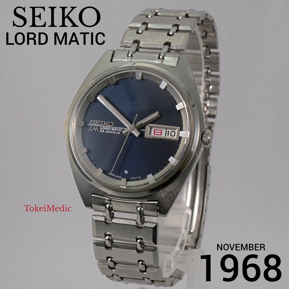 1968 Seiko Lord Matic 5606- 7090 – TokeiMedic