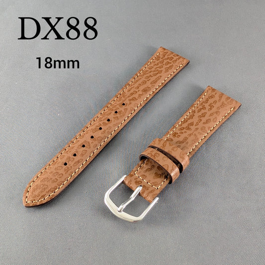 Seiko DX88, 18mm tan cowhide leather strap