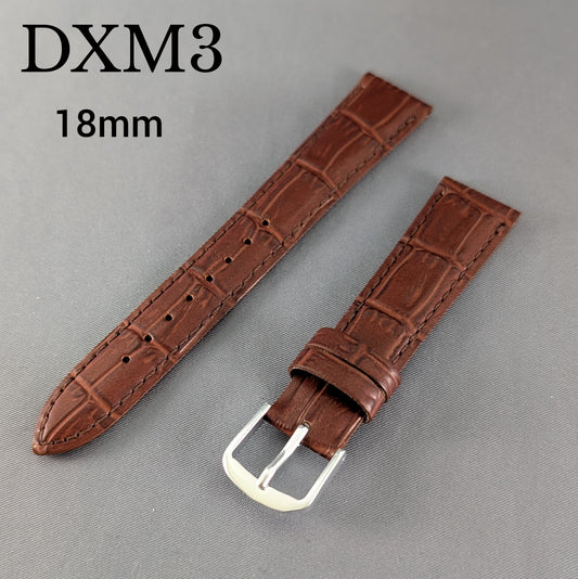 Seiko DXM3, 18mm brown cowhide leather strap