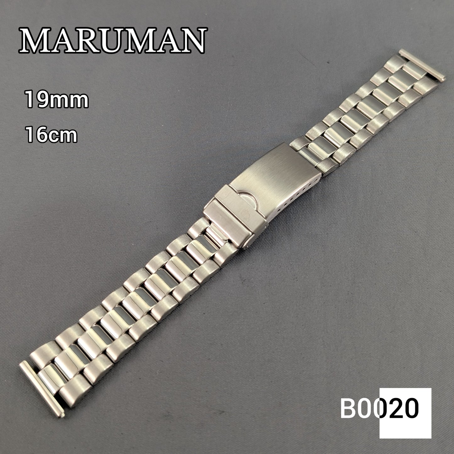 19mm Maruman Stainless steel bracelet B0020