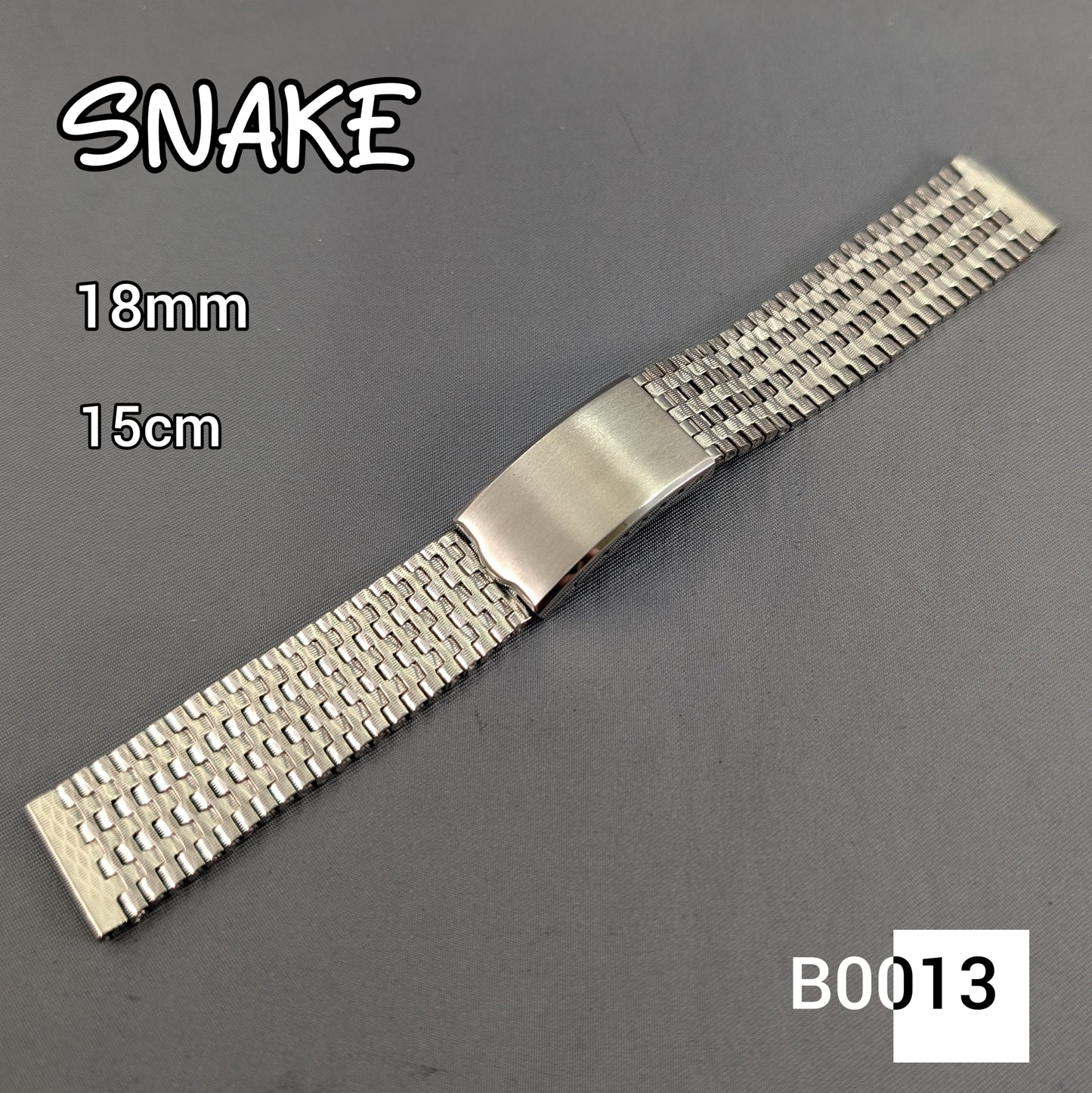 18mm Snake Stainless steel bracelet B0013