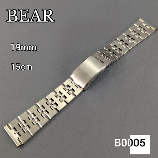 19mm Bear Stainless steel bracelet B0005