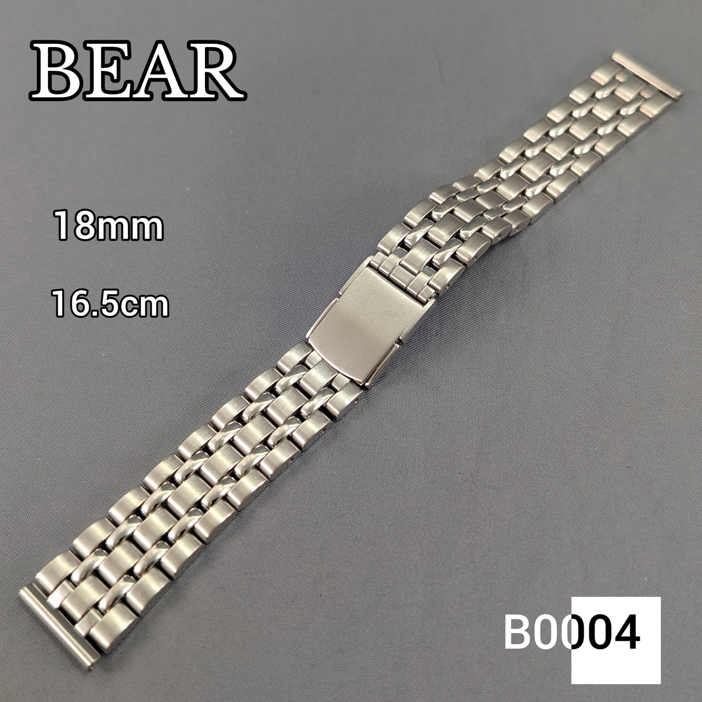 18mm Bear Stainless steel bracelet B0004