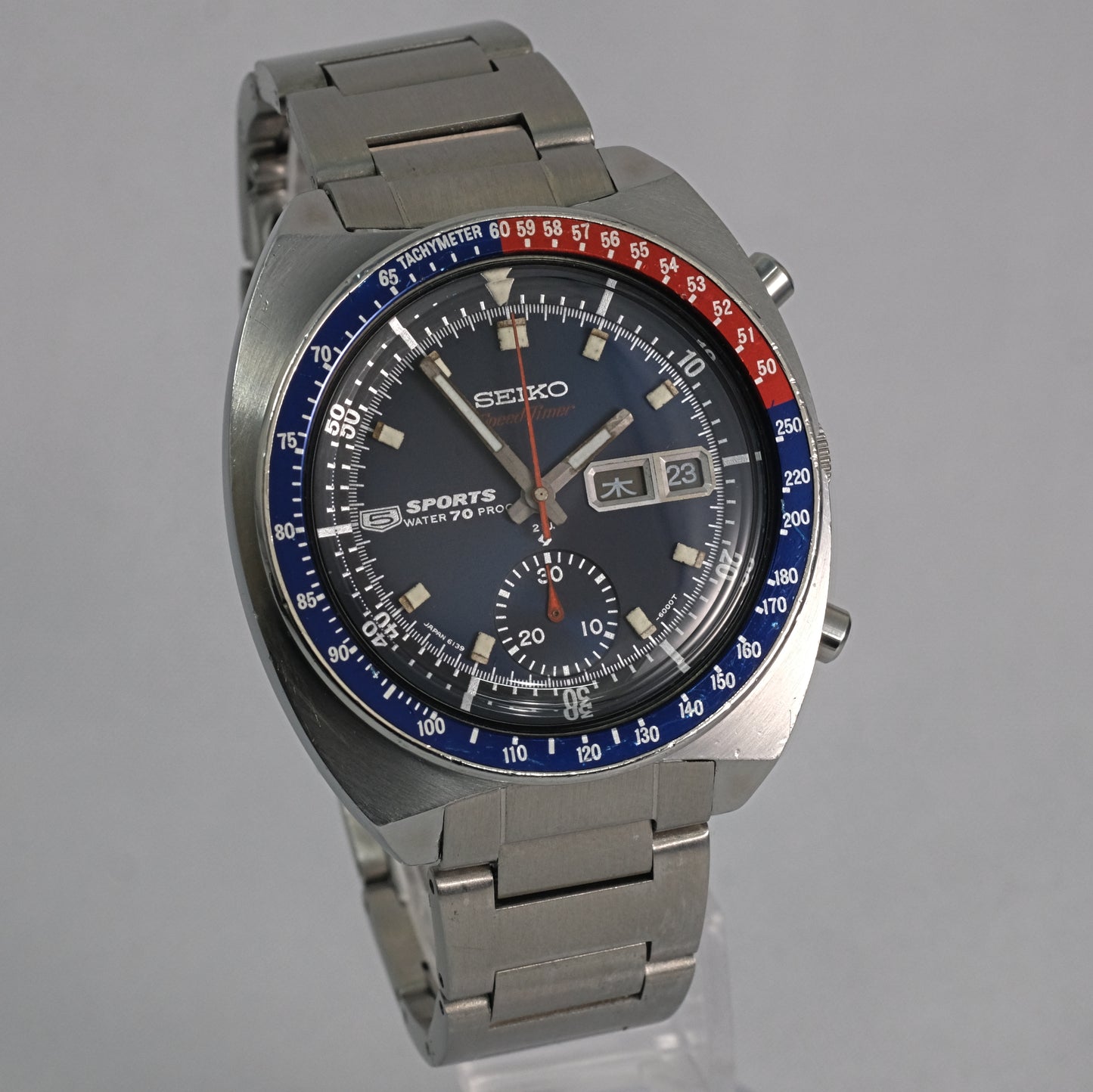 1969 Seiko 5 Sports SpeedTimer "Pepsi" 6139-6000