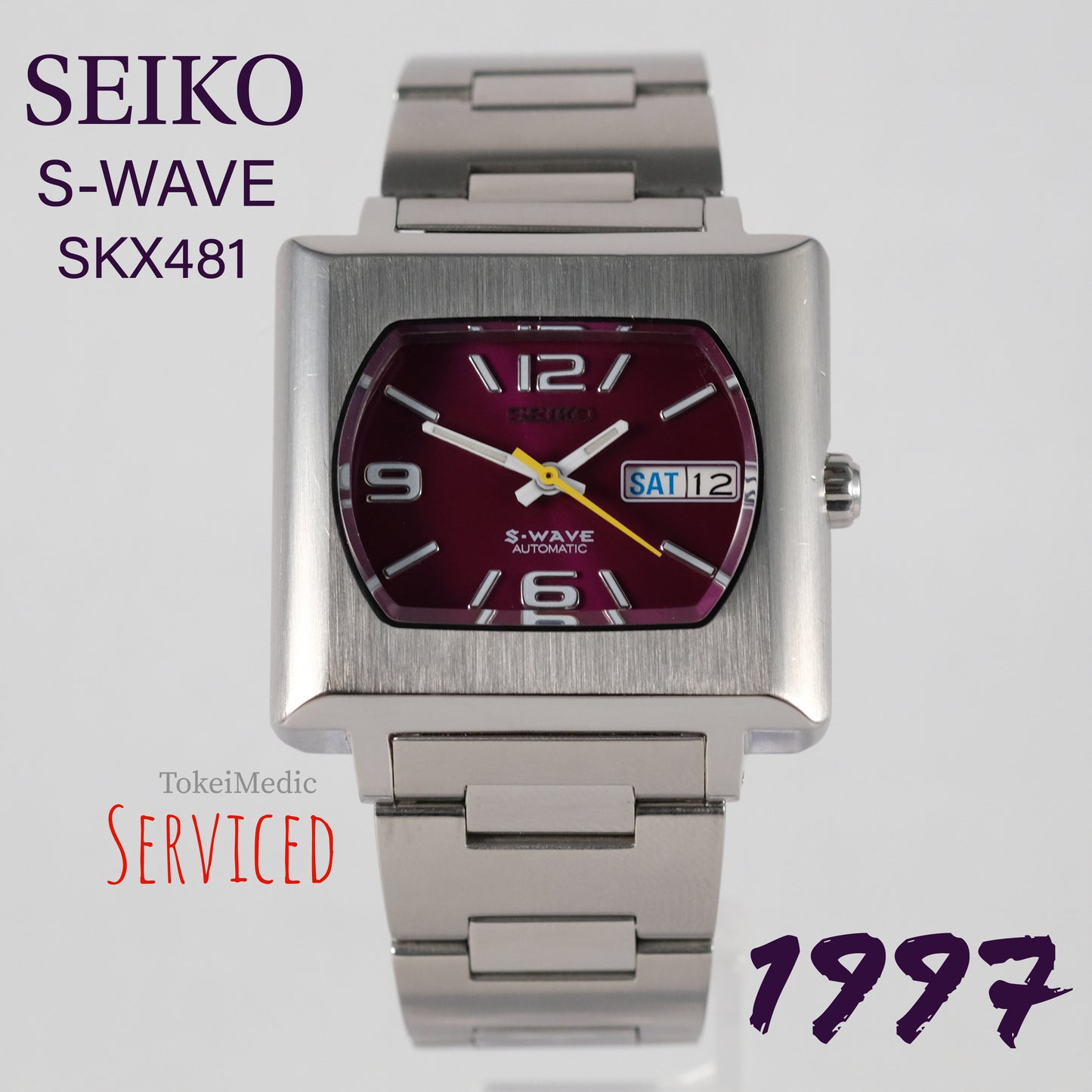 1997 Seiko S-Wave SKX481 7S26-5000