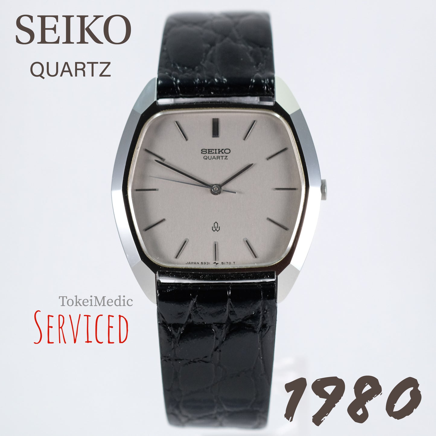 RESERVED! 1980 Seiko Quartz 5931-5180 plus extra strap