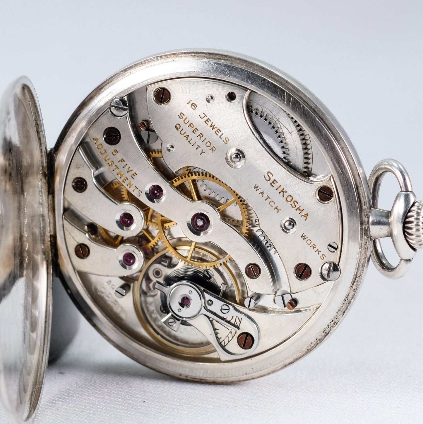 1940 Rare Seikosha "Nardin" gift from the Emperor pocket watch
