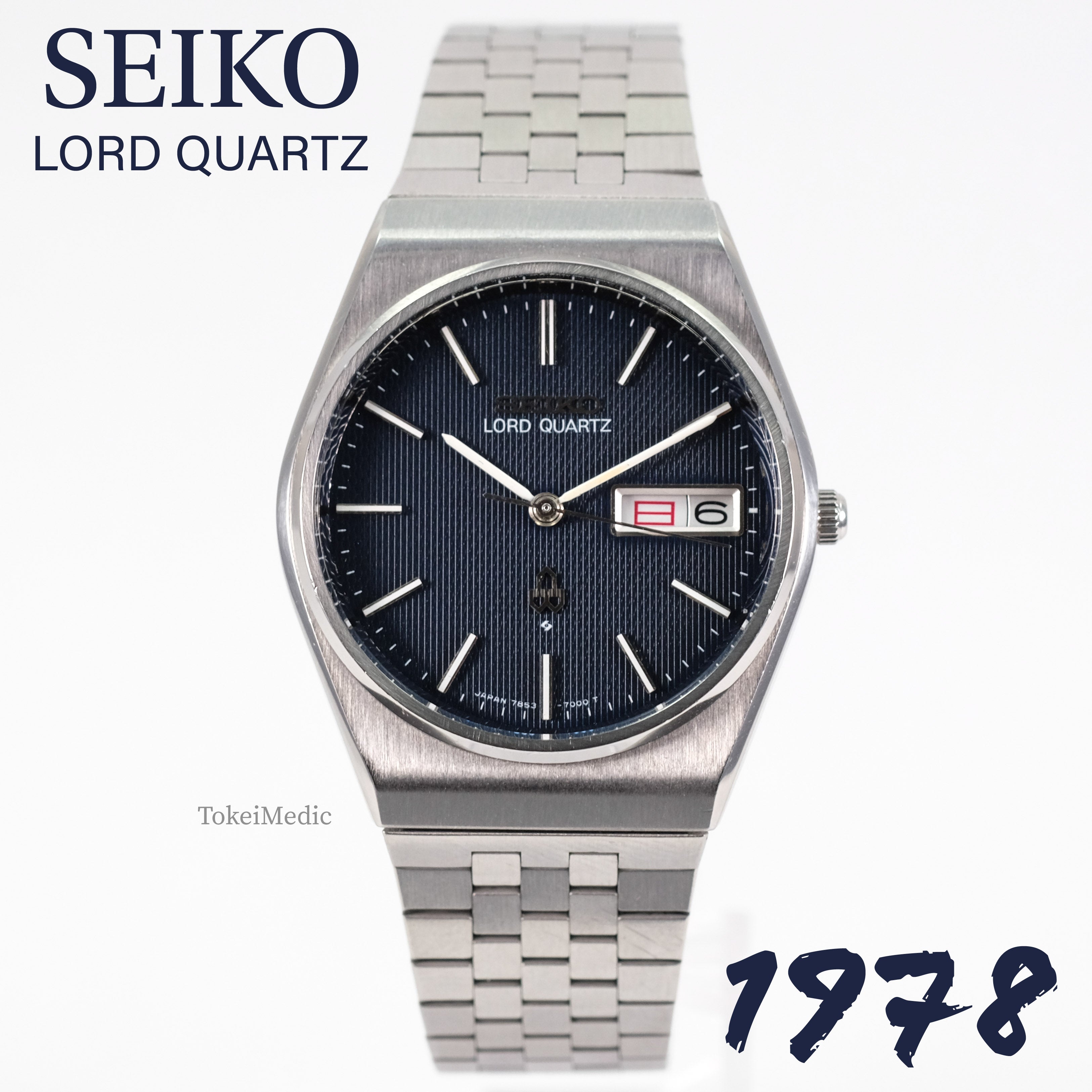 1978 Seiko Lord Quartz 7853-7010