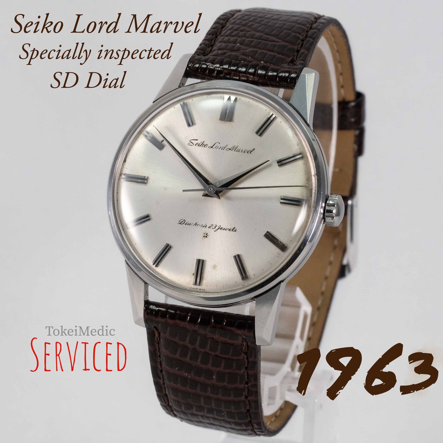 RESERVED! DO NOT BUY! 1963 Seiko Lord Marvel Specially inspected 15023E