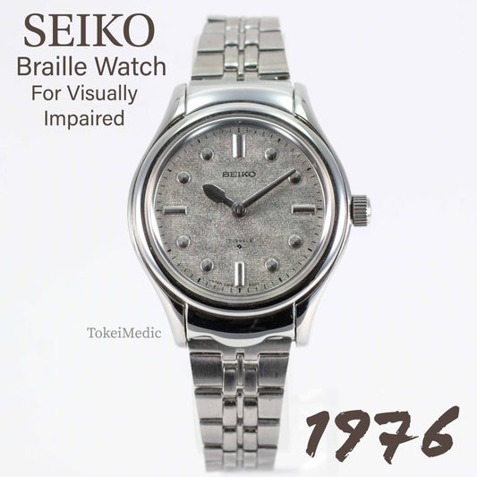 1976 Seiko Braille watch for Visually Impaired 6618-6000
