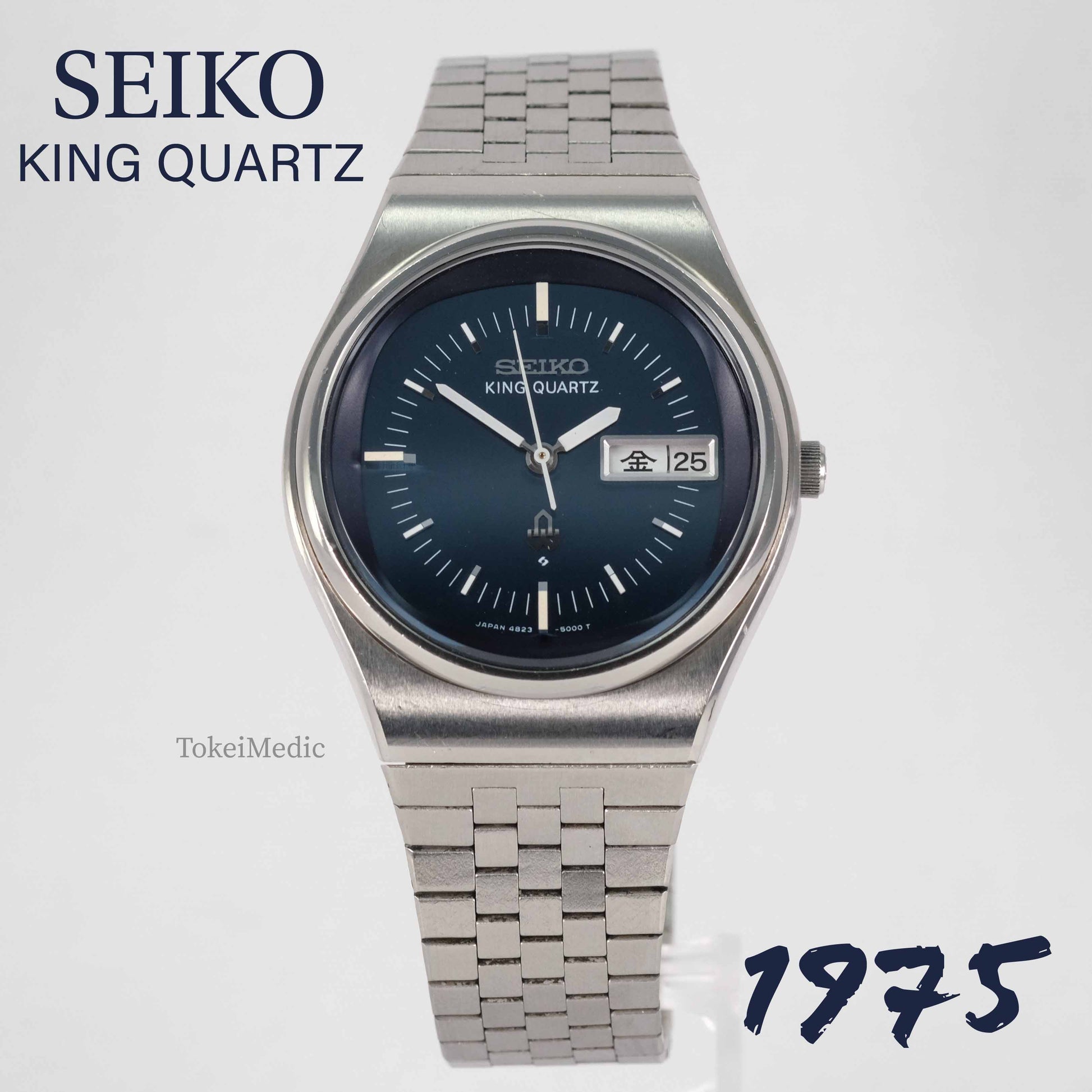 1975 Seiko King Quartz 4823-5000 – TokeiMedic - Main Image