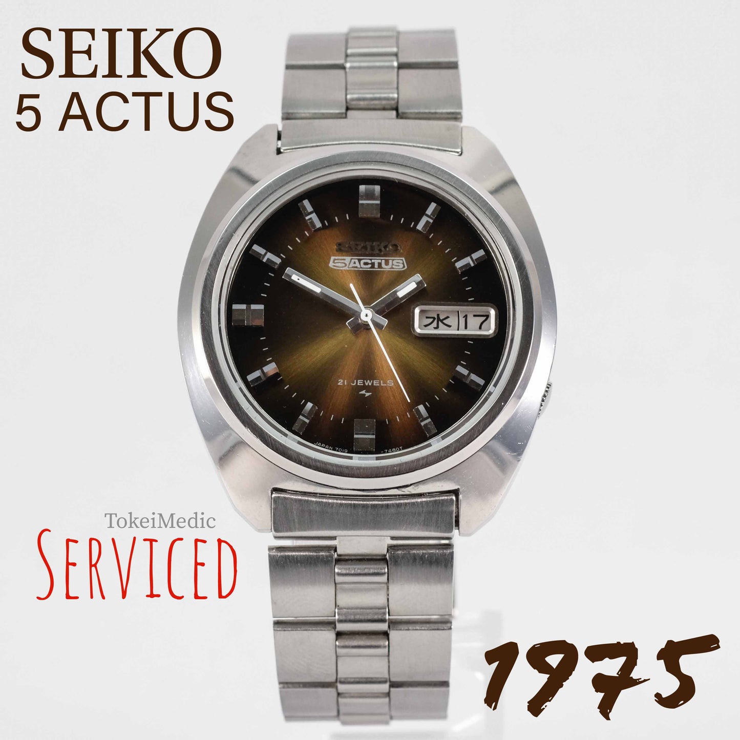 1975 Seiko 5 Actus 7019-7350