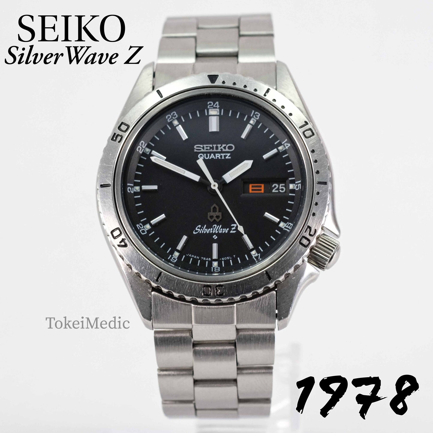 1978 Seiko Quartz SilverWave Z 7546-6050