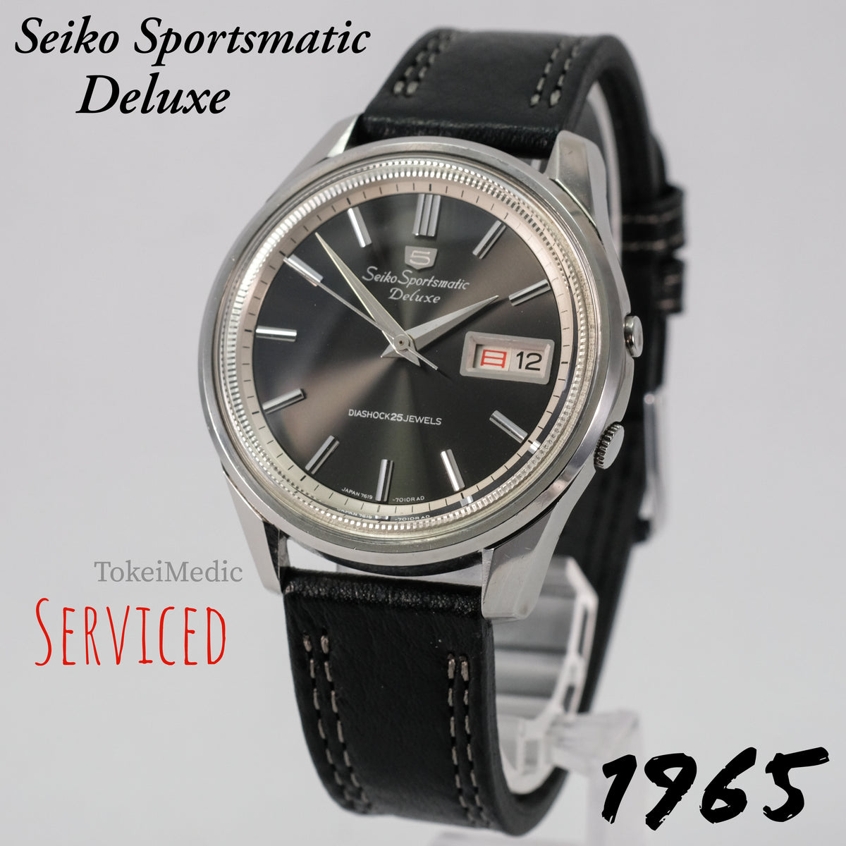 1965 Seiko Sportsmatic Deluxe 7619-7010 – TokeiMedic