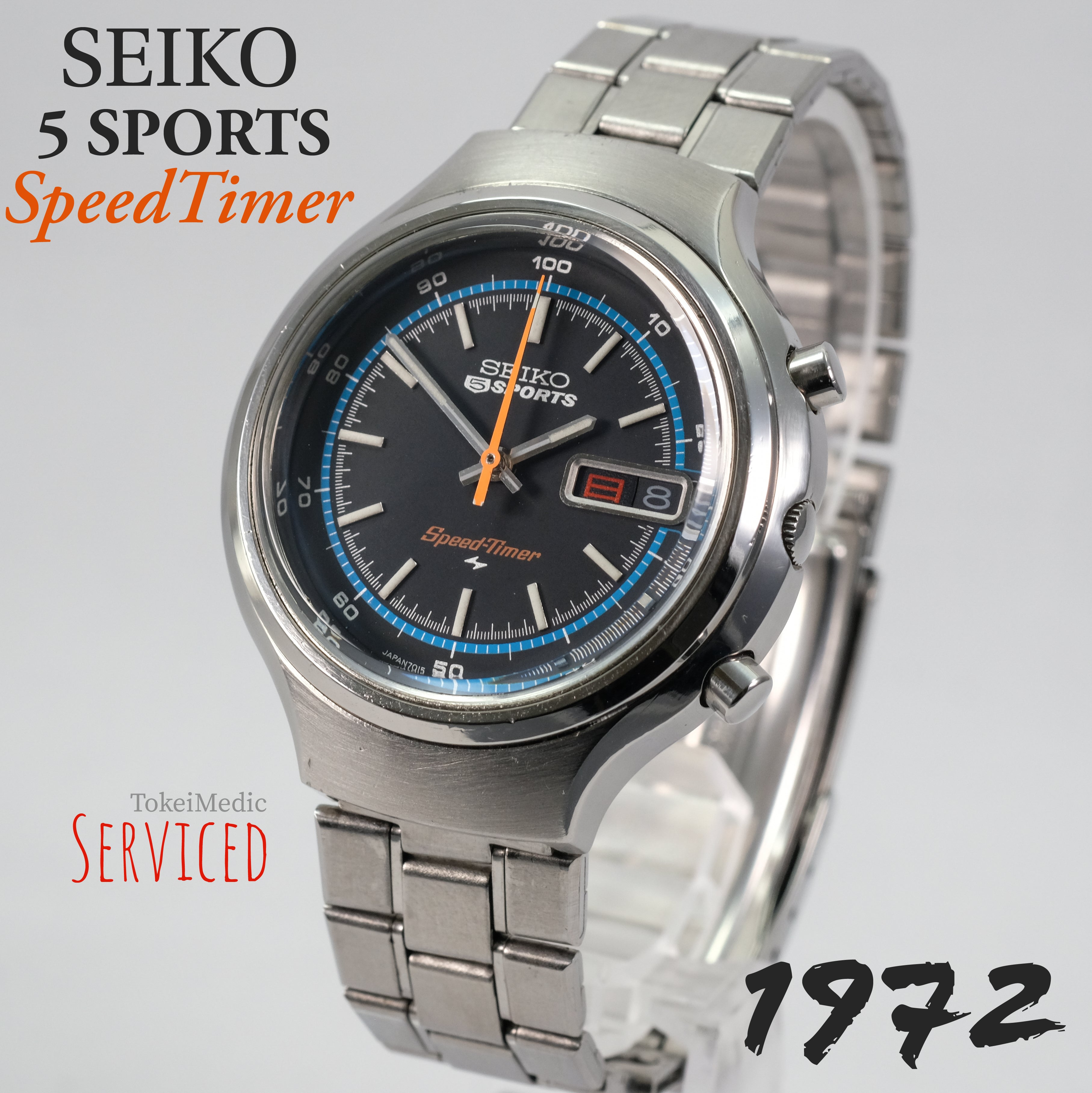 1972 Seiko 5 Sports Speedtimer 7015-8000