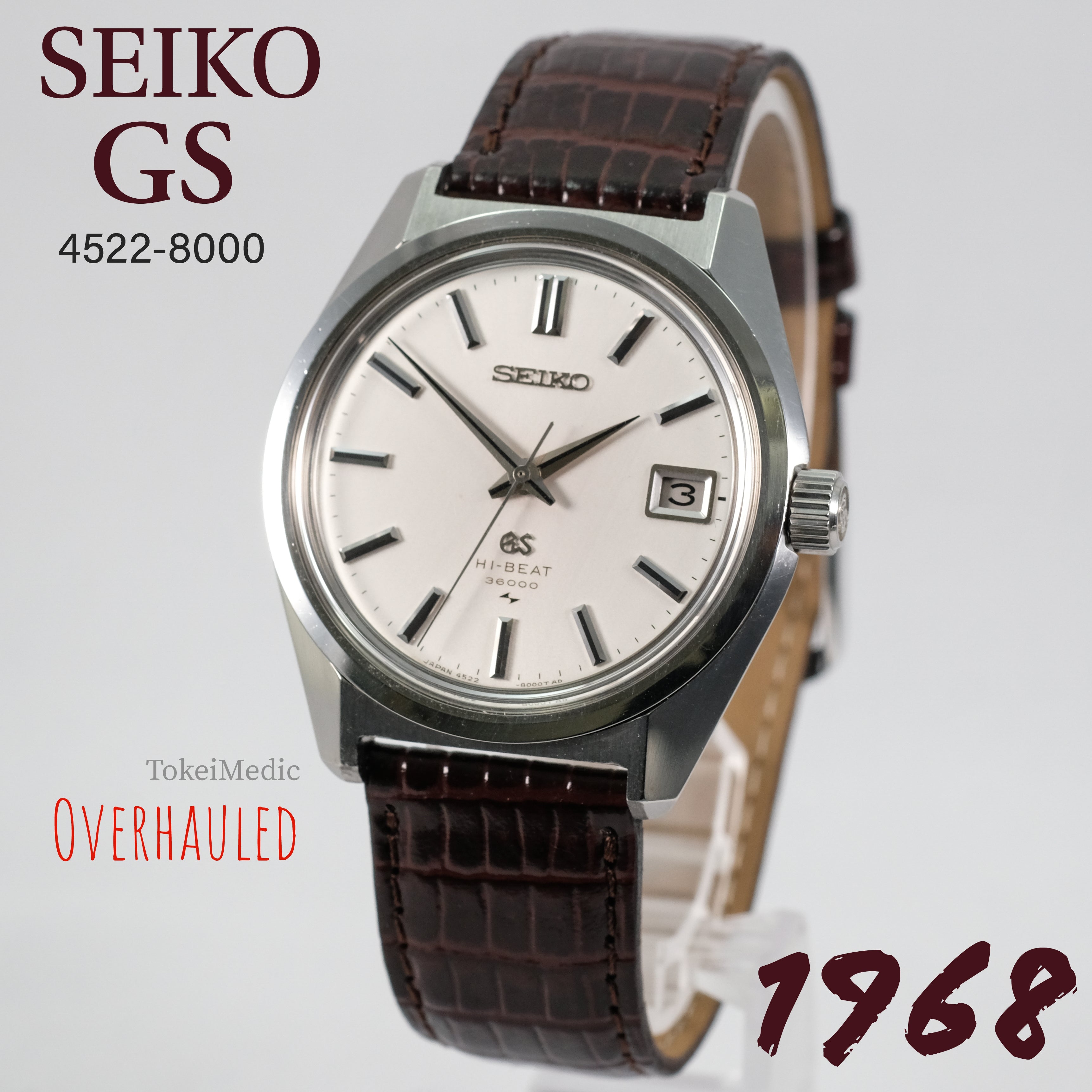 Vintage Seiko Manual Winding TokeiMedic