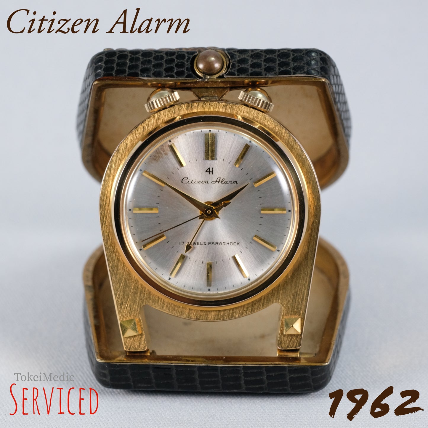 1962 Citizen Alarm Pocket, Table, Travel watch 15712H