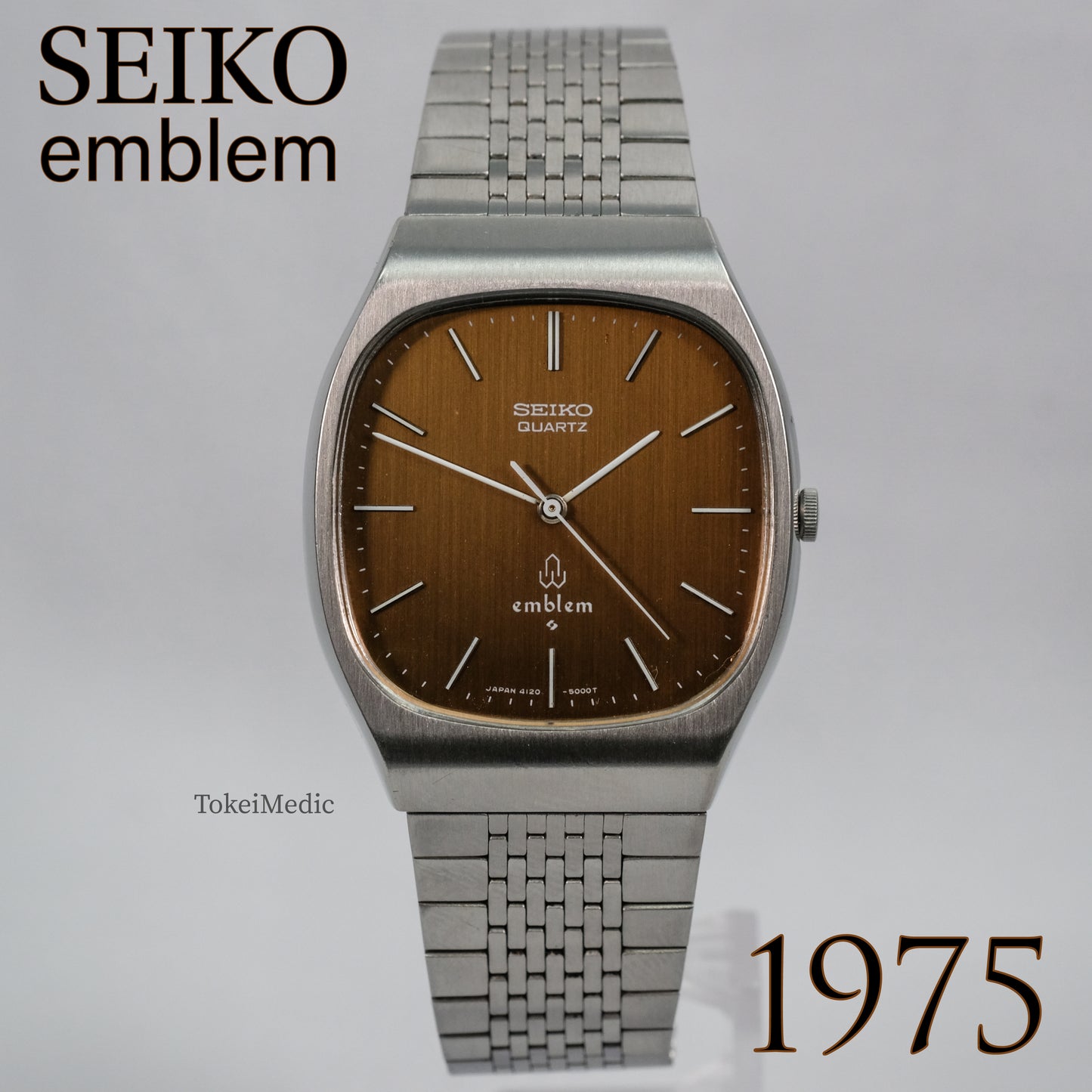 1975 Seiko Emblem Quartz 4120-5000