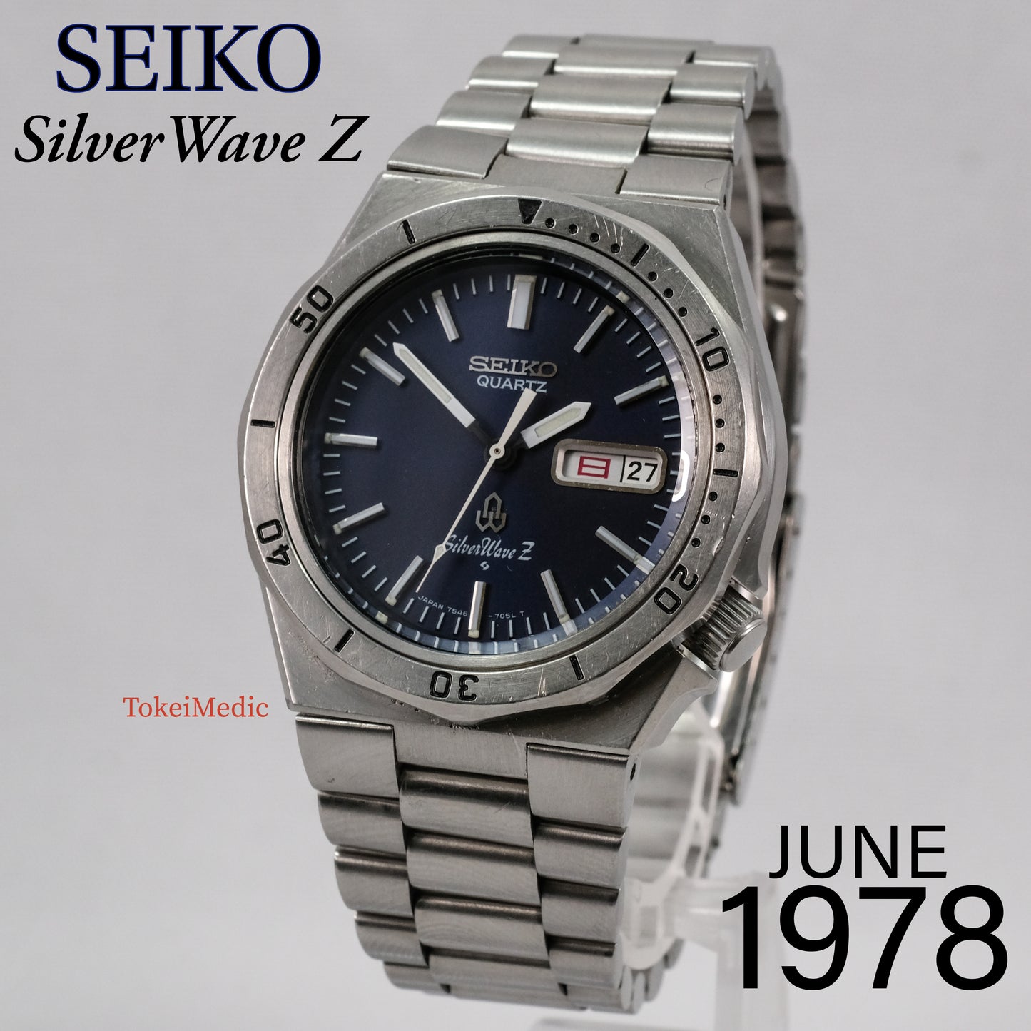 1978 Seiko Quartz SilverWave Z 7546-7040