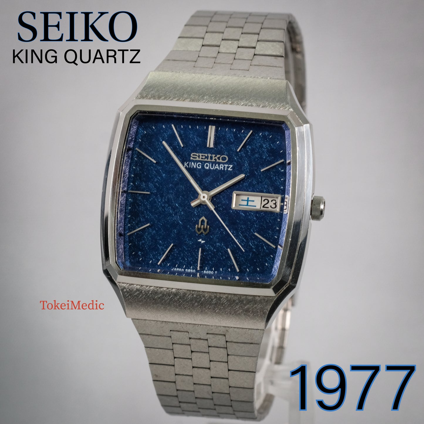 1977 Seiko King Quartz 5856-5000