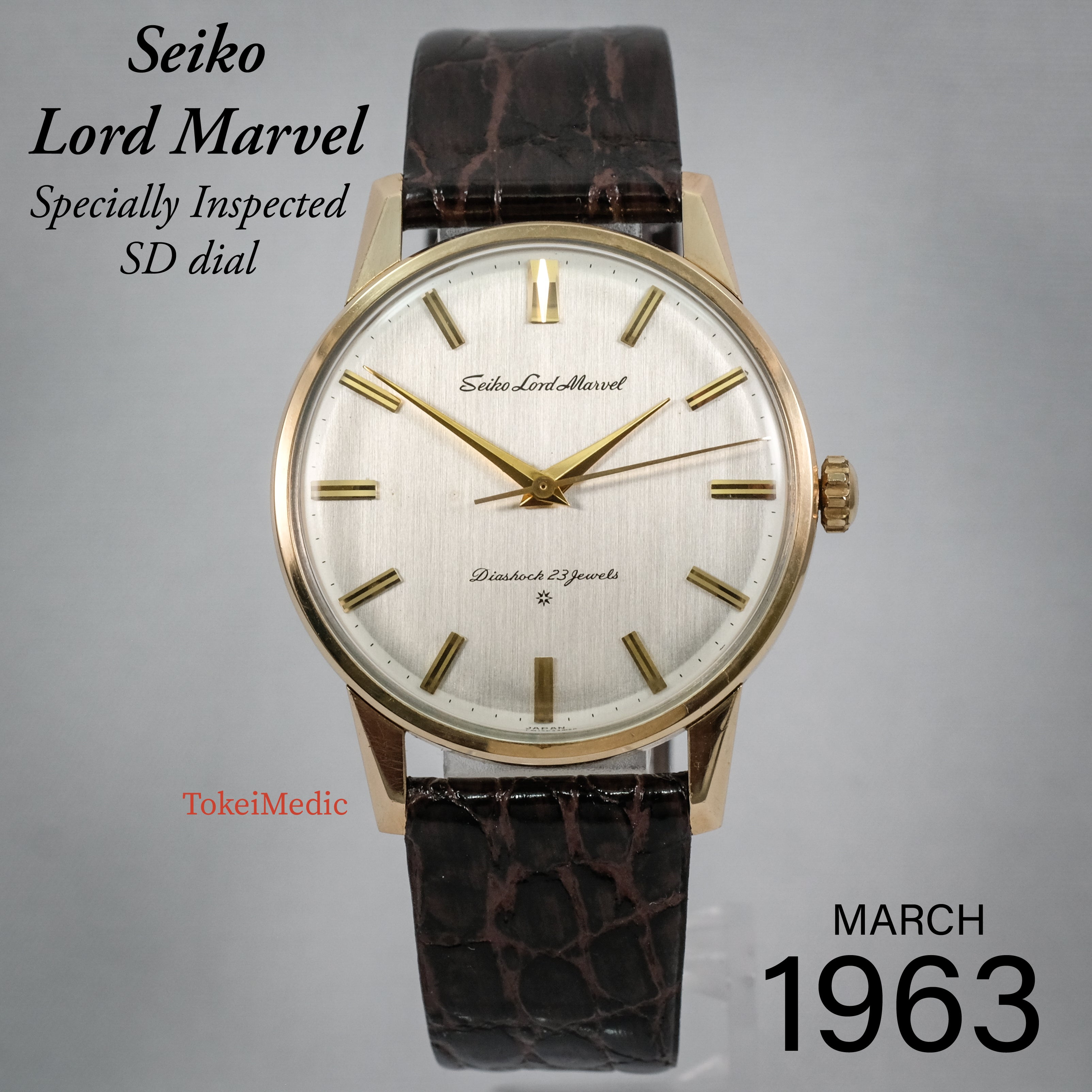 1963 Seiko Lord Marvel Specially inspected 15023E – TokeiMedic