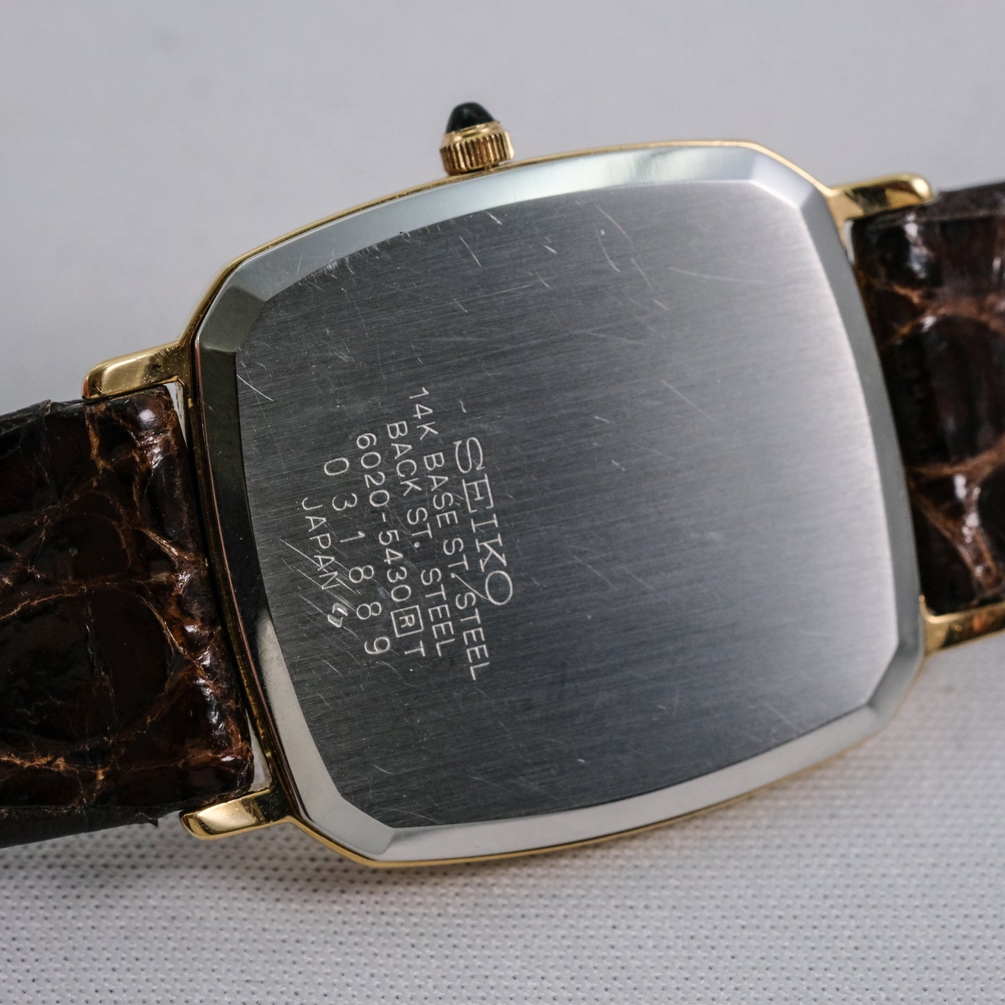 1980 Seiko Quartz 14K Gold 6020-5430