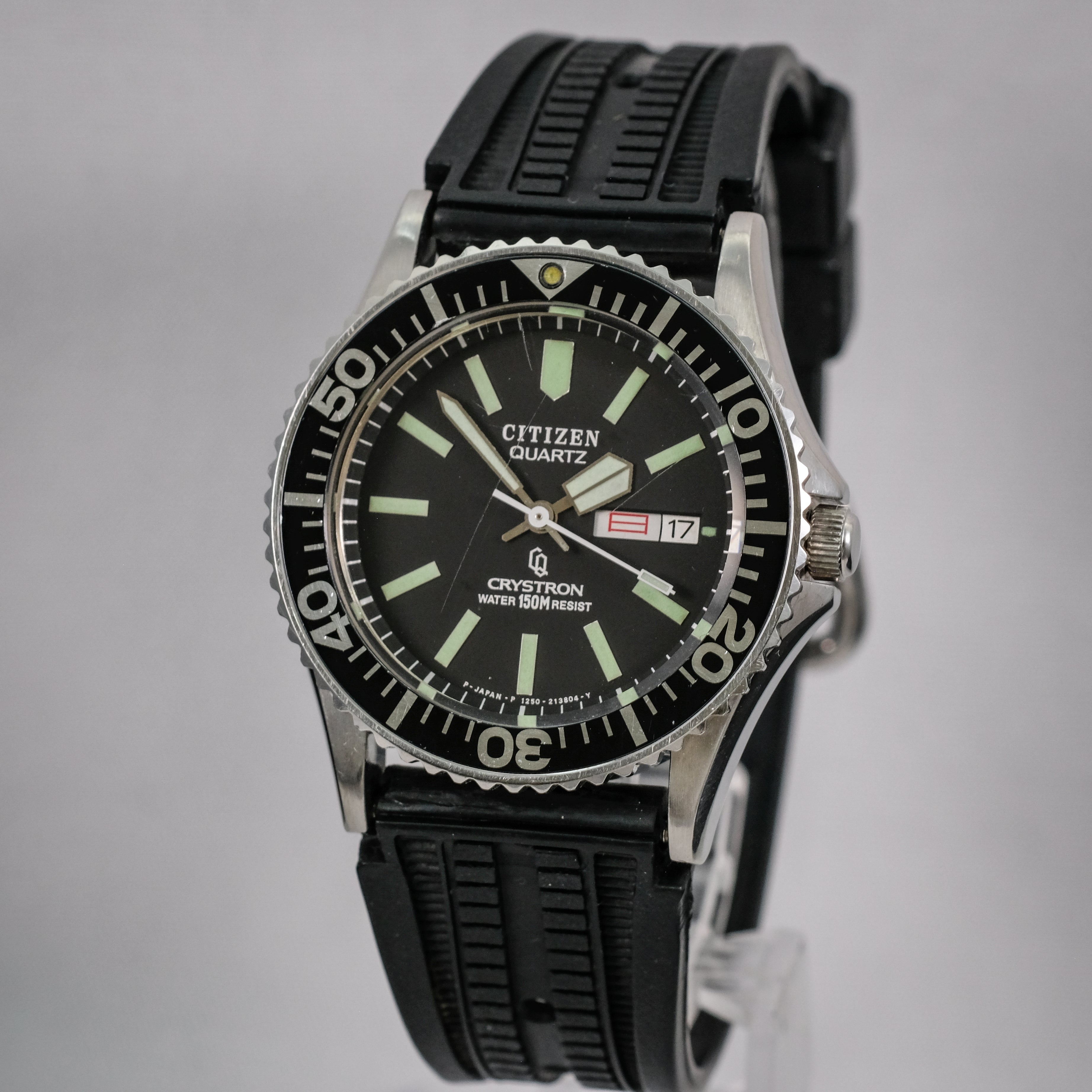 1980 Citizen Crystron Quartz Diver 4-212452 – TokeiMedic