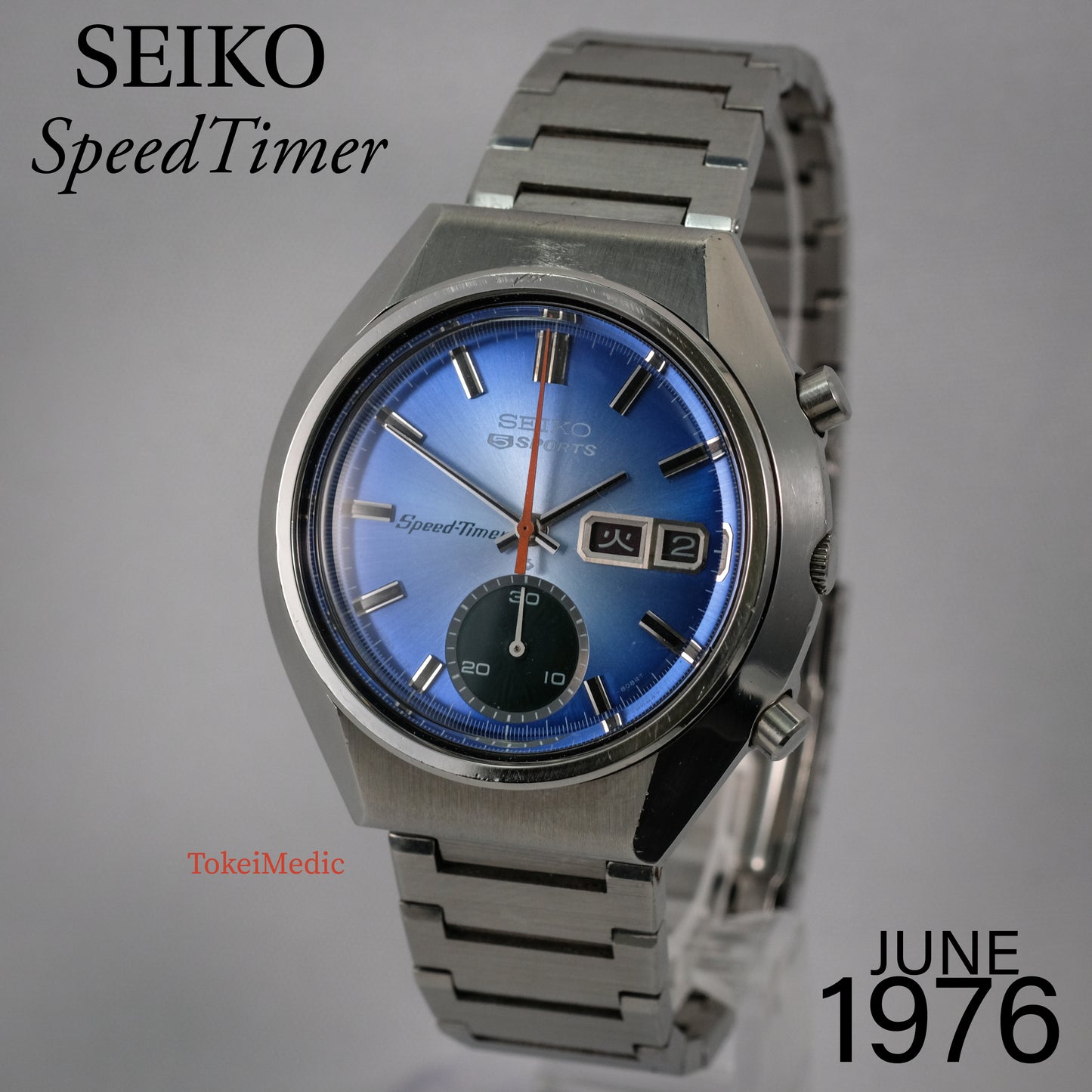 1976 Seiko 5 Sports SpeedTimer 6139-8040