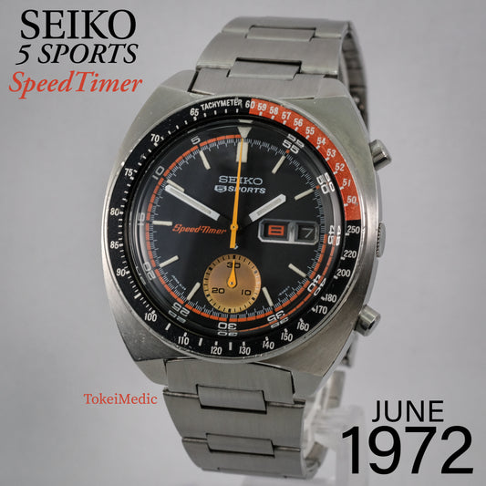 1972 Seiko 5 Sports SpeedTimer "Coke" 6139-6032