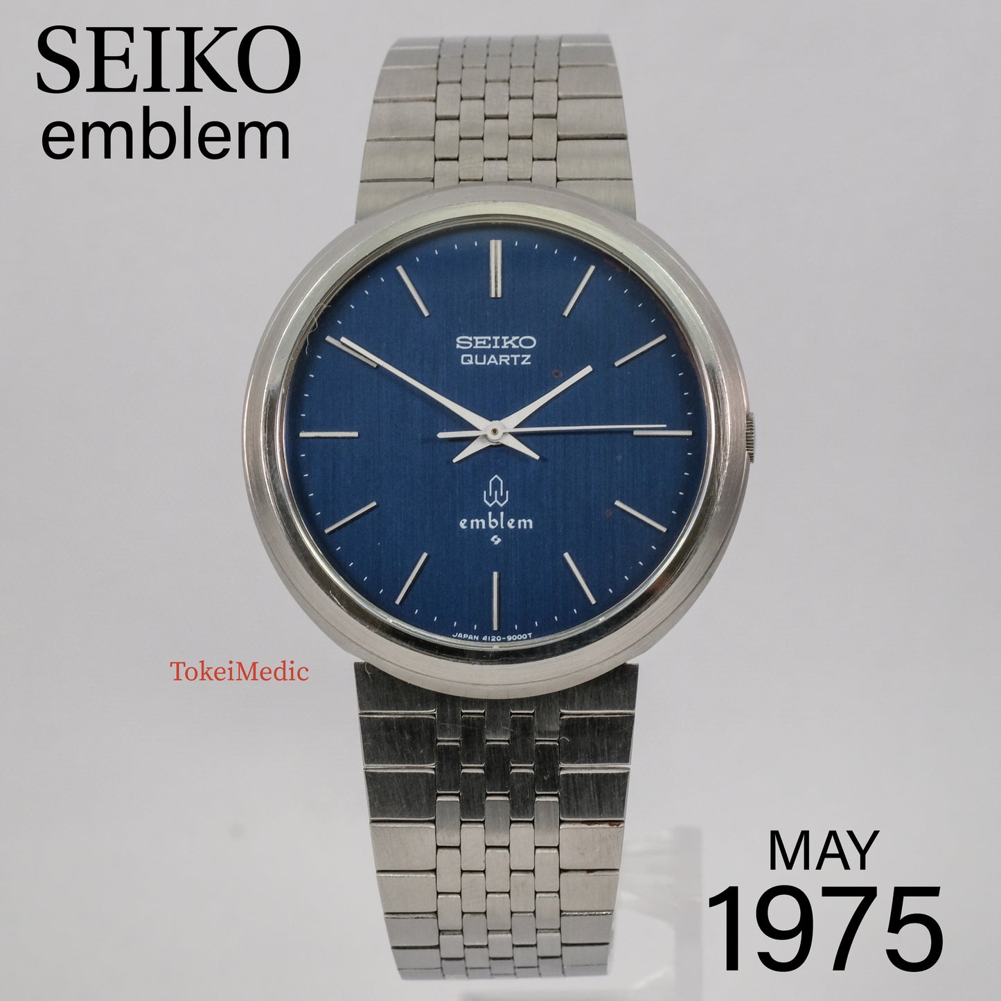 1975 Seiko Emblem Quartz 4120-9000