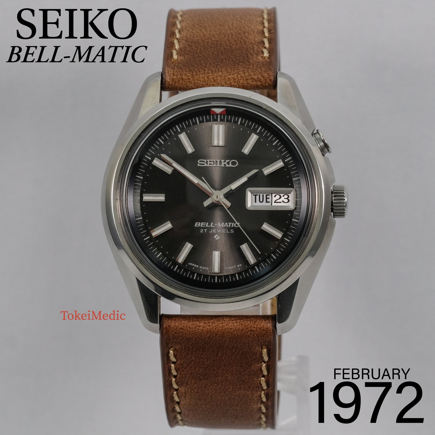 1972 Seiko JDM Bell-Matic 4006-7012