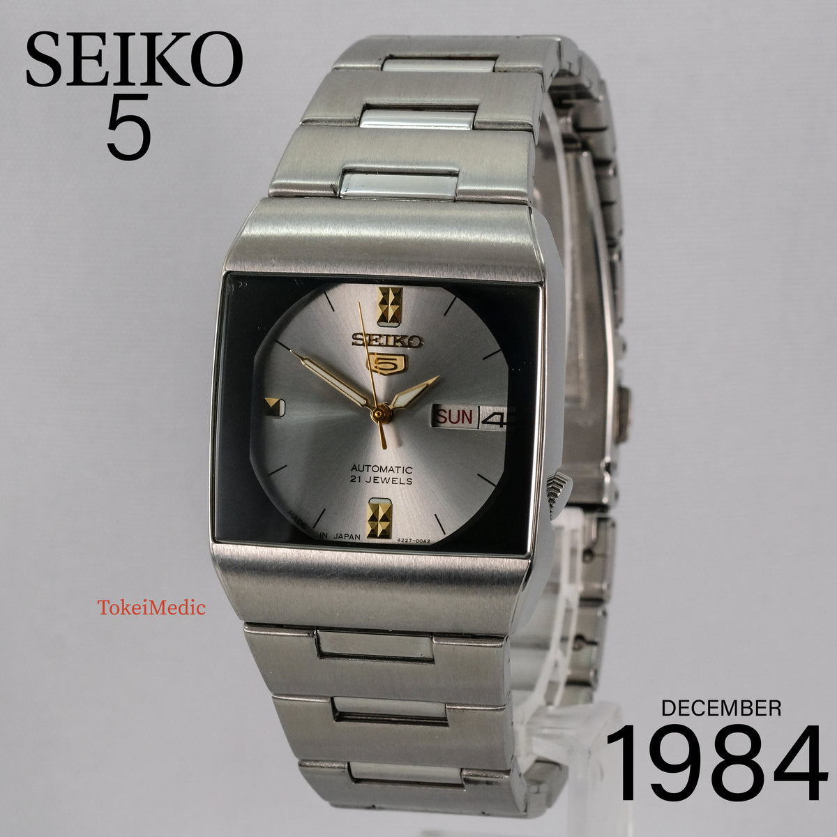 1984 Seiko 5 4227-00B0 – TokeiMedic SEIKO5 4227-00B0 未使用 