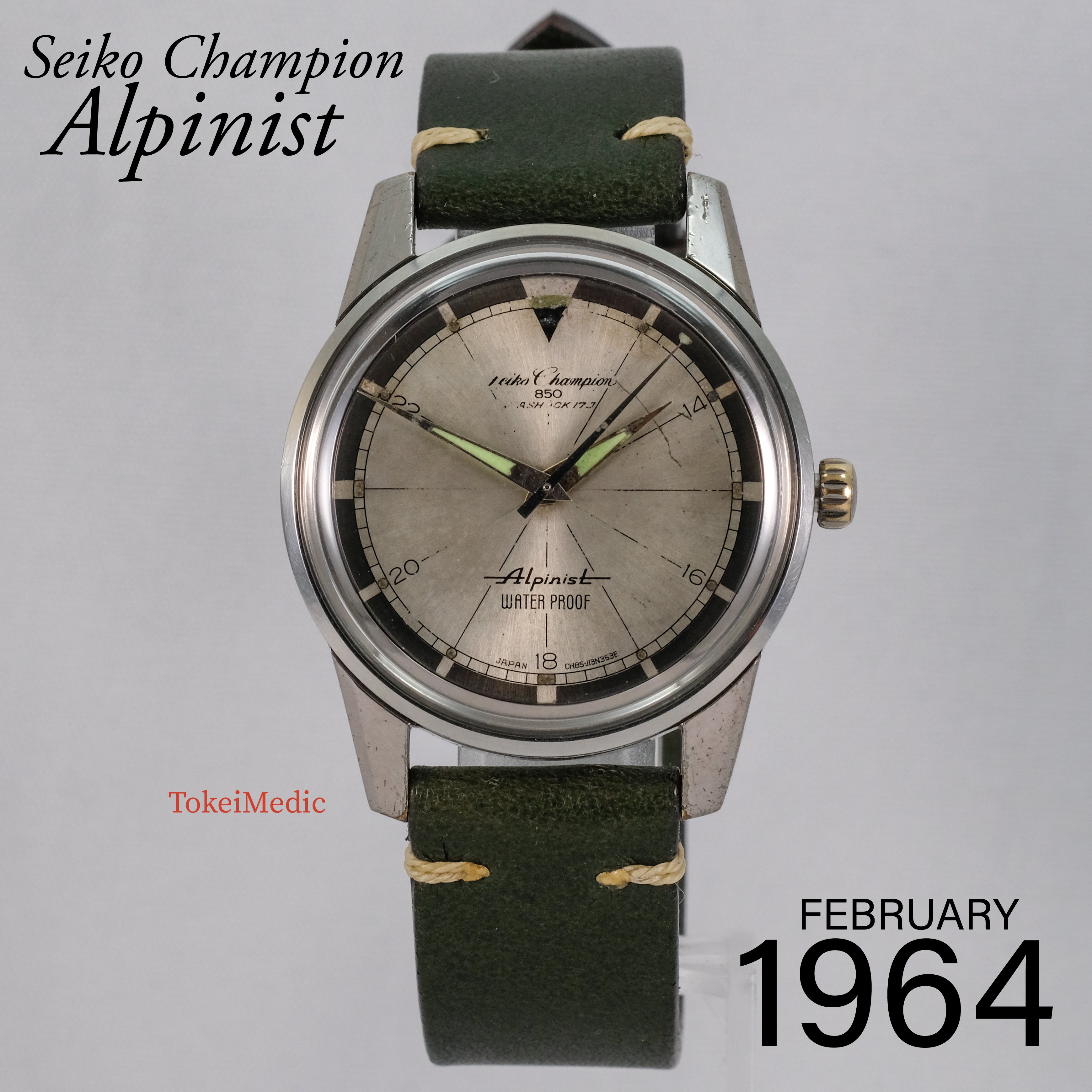 1964 Seiko Champion 850 Alpinist 85899