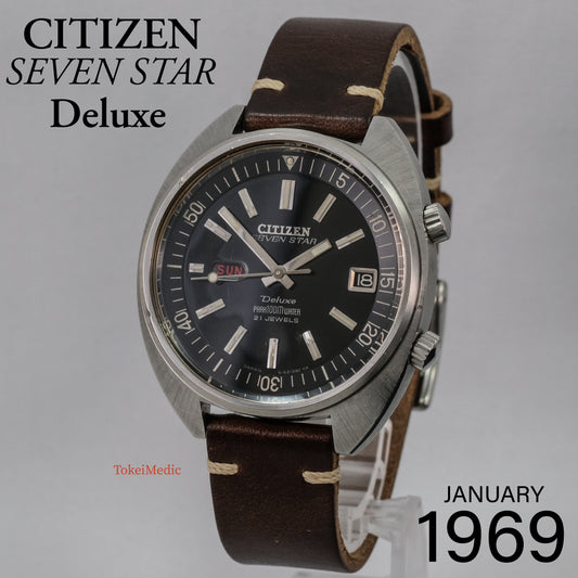 1969 Citizen Seven Star Deluxe Diver 4-520017Y