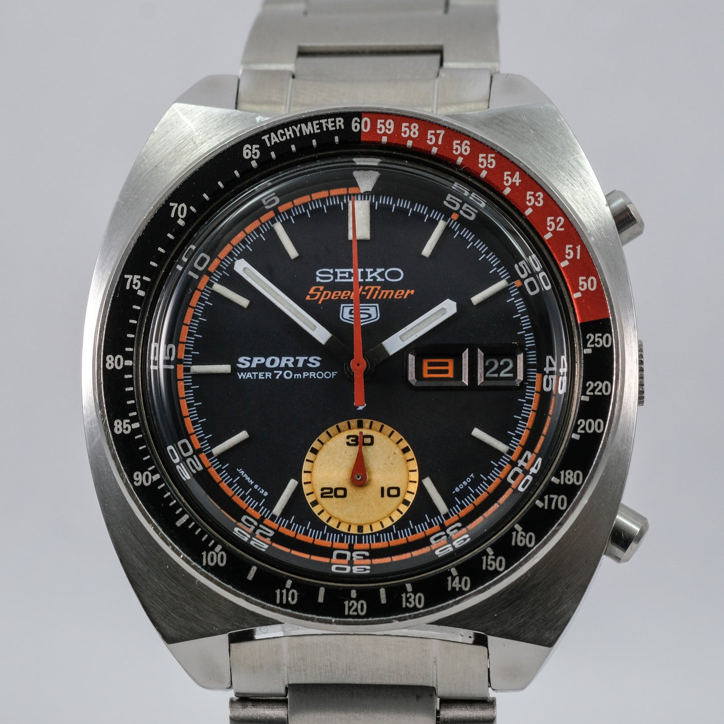 1970 Seiko 5 Sports SpeedTimer "Coke" 6139-6031