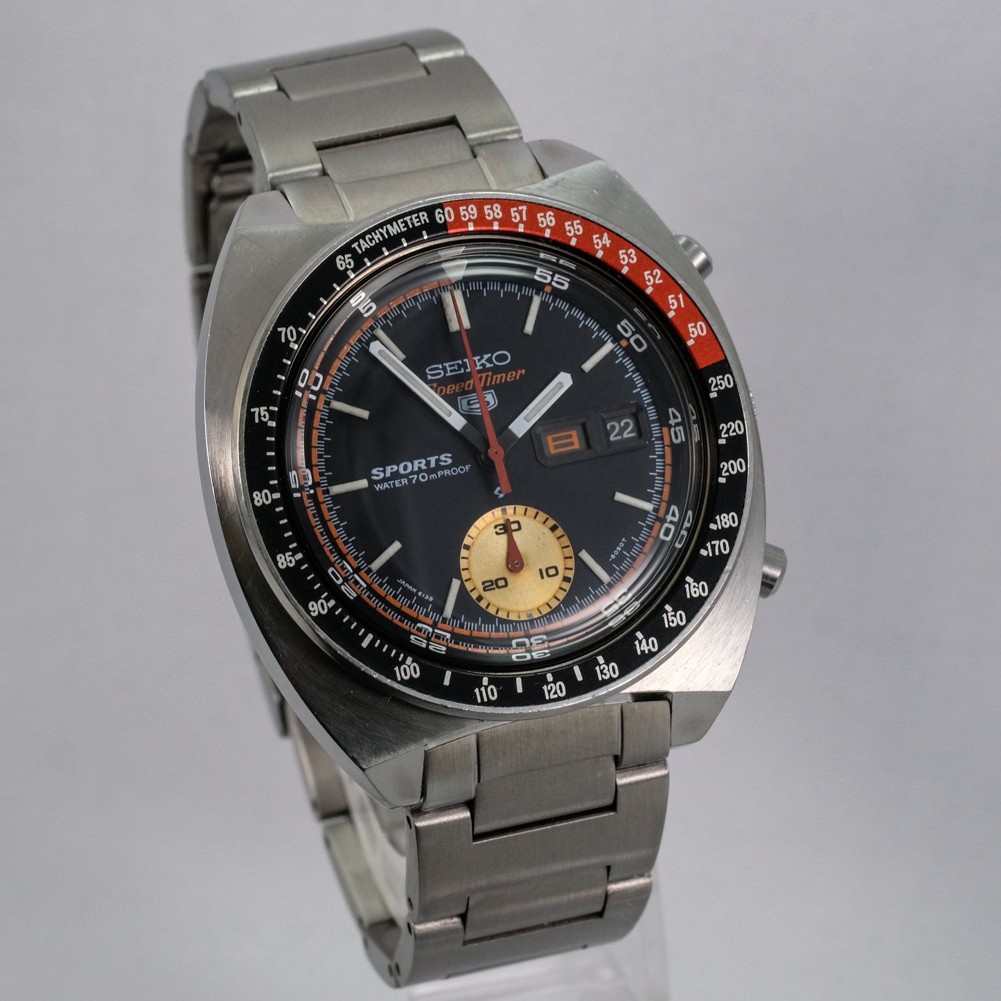 1970 Seiko 5 Sports SpeedTimer "Coke" 6139-6031